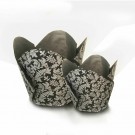 Tulip Muffin Wrap Printed Chocolate P60 Pack 100